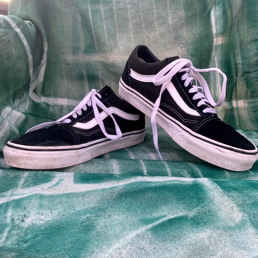 Black and White Old Skool Vans